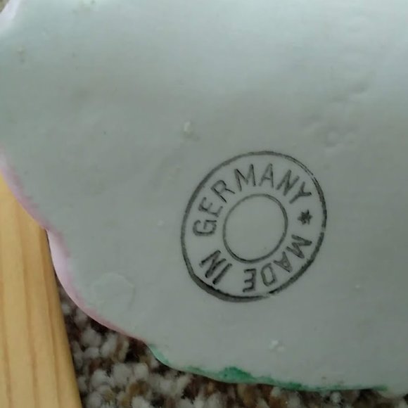 Vintage Holy Water Font Porcelain Bisque-Germany